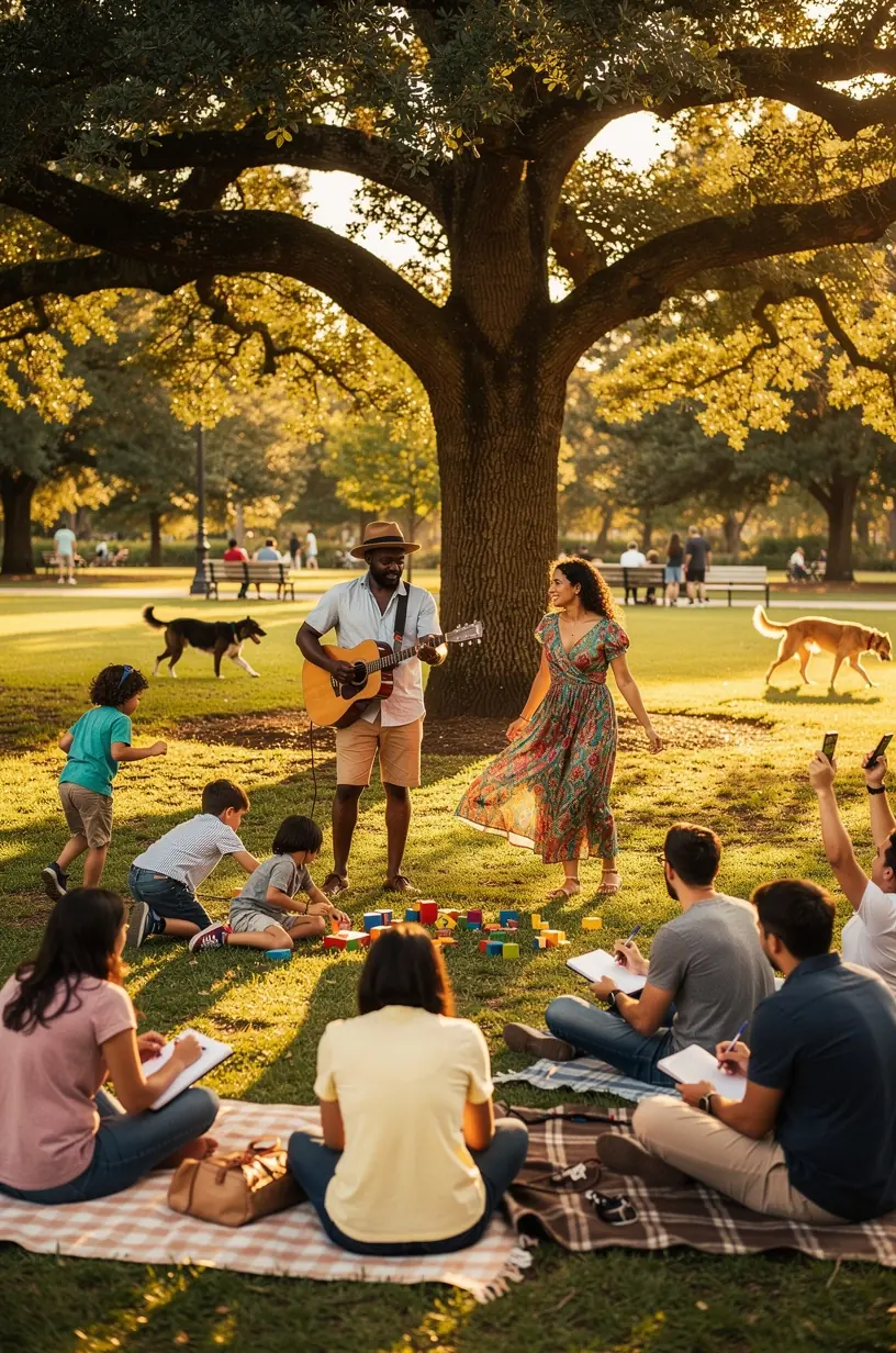 Live music performance showcasing cultural community engagement