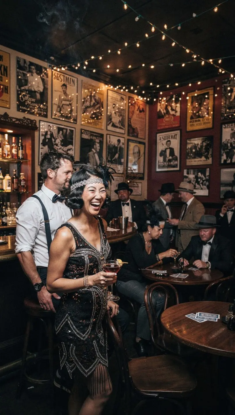 Strategic board game setup with players engaged